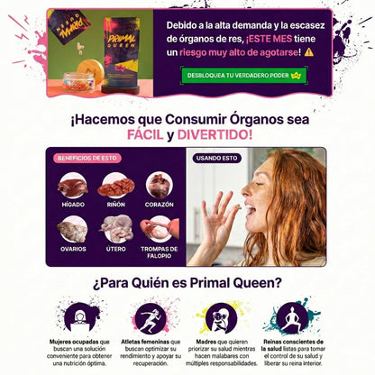 Primal Queen – Fuerza, Vitalidad y Balance Femenino en su Forma Más Pura.