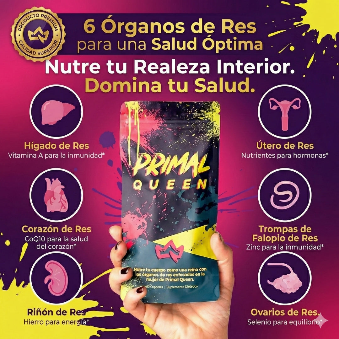 Primal Queen – Fuerza, Vitalidad y Balance Femenino en su Forma Más Pura.