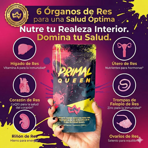 Primal Queen – Fuerza, Vitalidad y Balance Femenino en su Forma Más Pura.