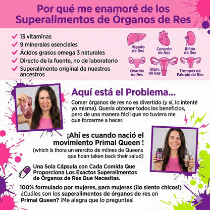 Primal Queen – Fuerza, Vitalidad y Balance Femenino en su Forma Más Pura.