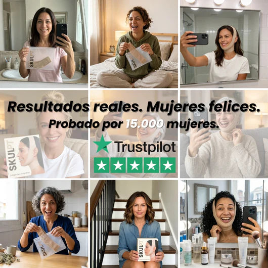 BANDA FACIAL MOLDEADORA CON EFECTO LIFTING™ DEFINE TU ROSTRO DESDE CASA SIN CIRUGÍA NI TRATAMIENTO COSTOSO!